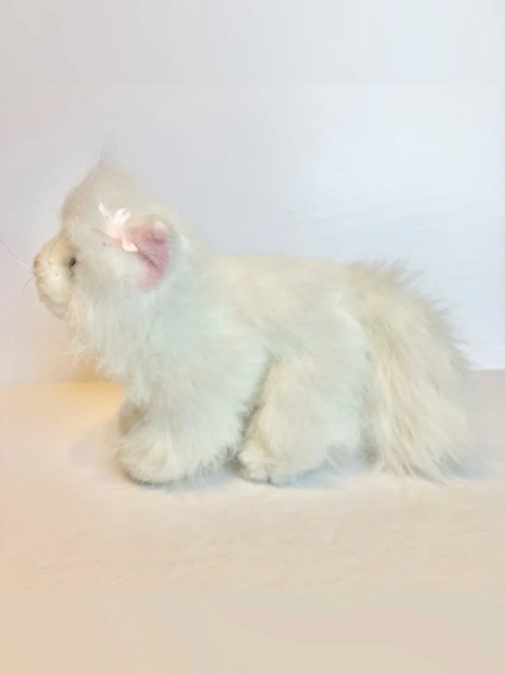 Ganz Webkinz HM110 PERSIAN‎ CAT White Plush Kitty Cat Stuffed Animal NO CODE